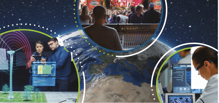 Collage of Transition Year students exploring engineering, with the Engineering in the World book
